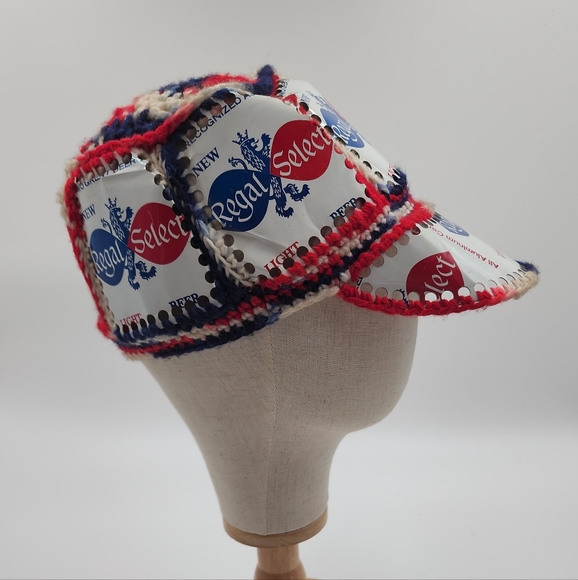 Regal Select Light Beer Can Crochet Hat - Picture 3 of 5
